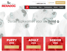 Tablet Screenshot of meradog.nl